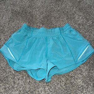 RARE ELECTRIC TURQUOISE HOTTY HOT SIZE 4 2.5 INCH